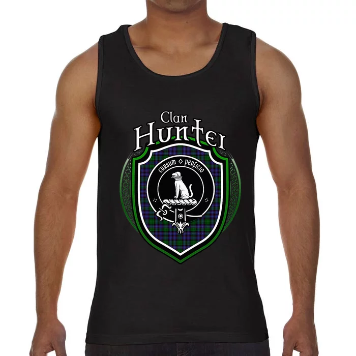 Hunter Clan Crest Scottish Clan Hunter Family Crest Badge Comfort Colors® Tank Top