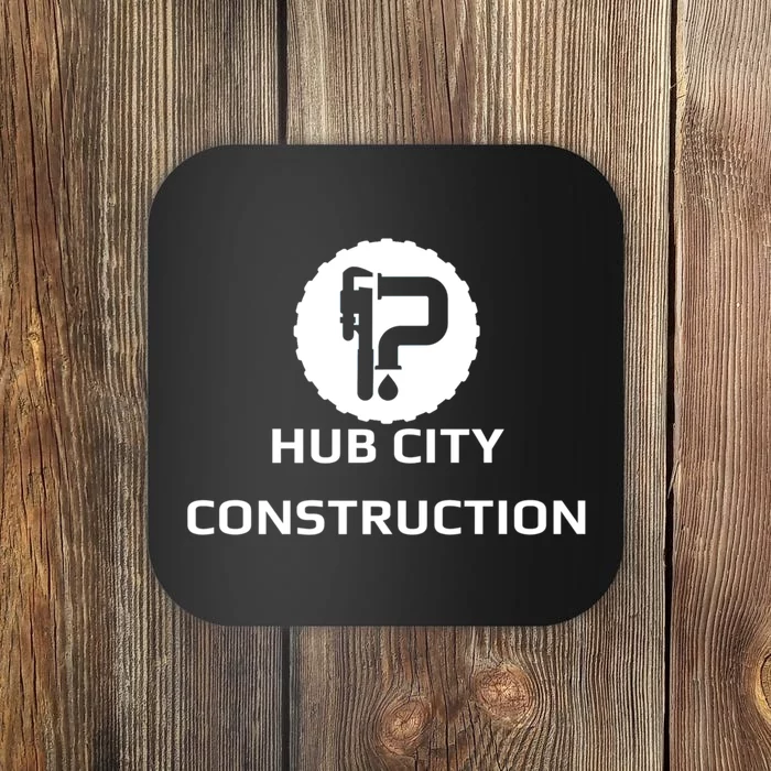 Hub City Construction Coaster