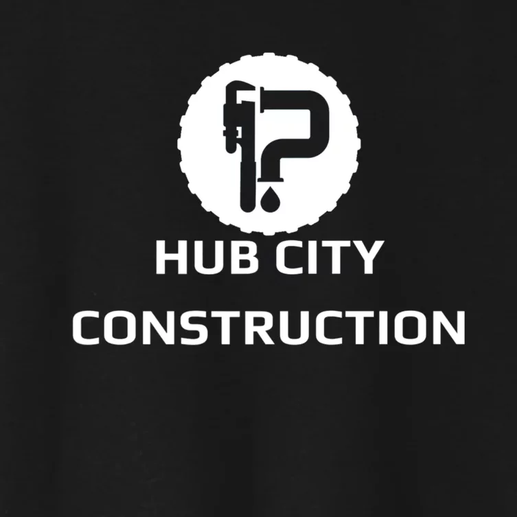 Hub City Construction Women's Crop Top Tee