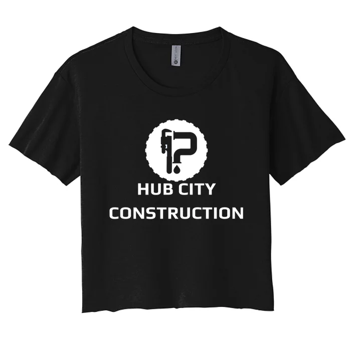 Hub City Construction Women's Crop Top Tee