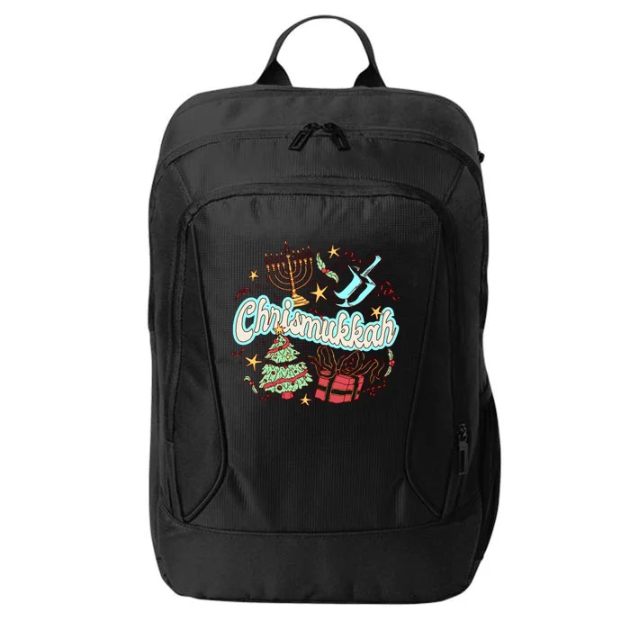 Hanukkah & Christmas Chrismukkah Funny Tree Presents City Backpack