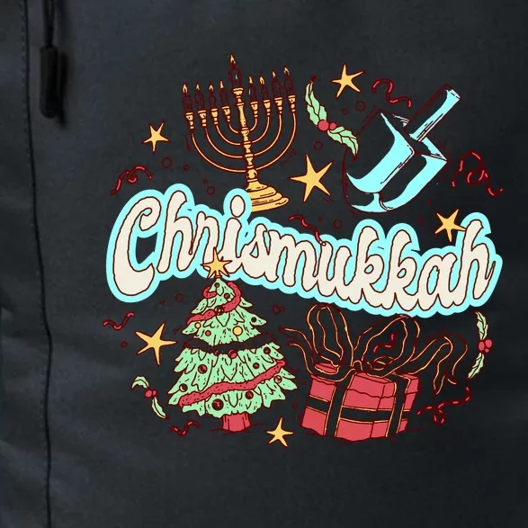 Hanukkah & Christmas Chrismukkah Funny Tree Presents Daily Commute Backpack