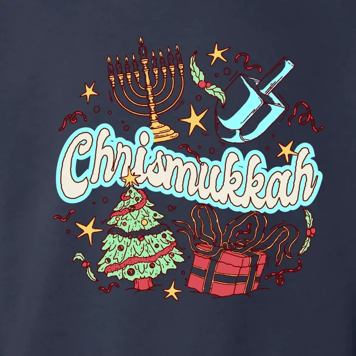 Hanukkah & Christmas Chrismukkah Funny Tree Presents Toddler Hoodie