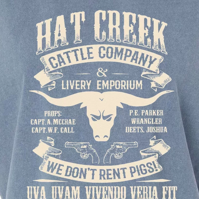 Hat Creek Cattle Company Funny Tee Garment-Dyed Women's Muscle Tee