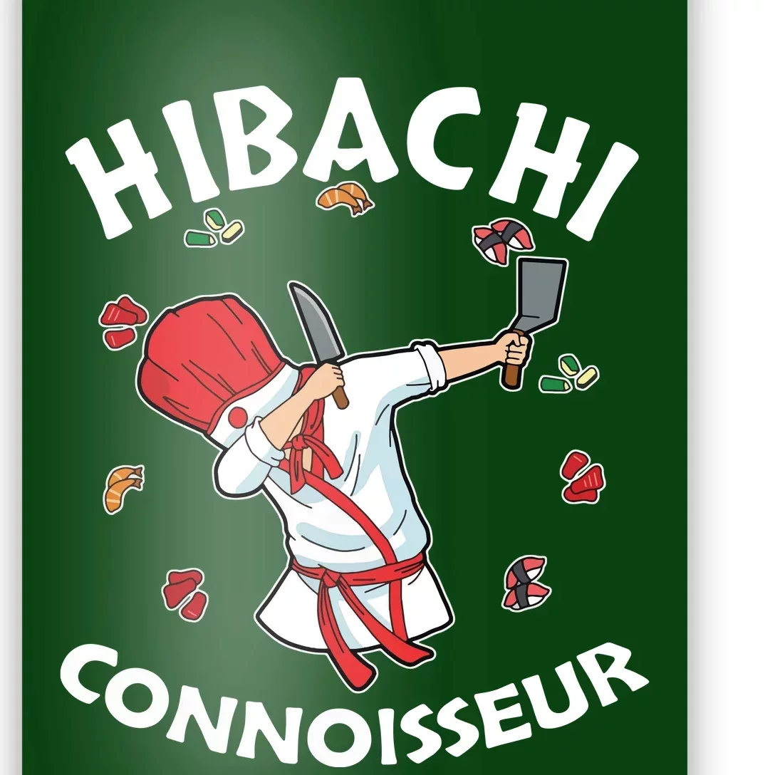 Hibachi Chef Costume Hibachi Connoisseur Japanese Hibachi Poster