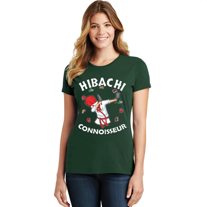 Hibachi Chef Costume Hibachi Connoisseur Japanese Hibachi Women's T-Shirt