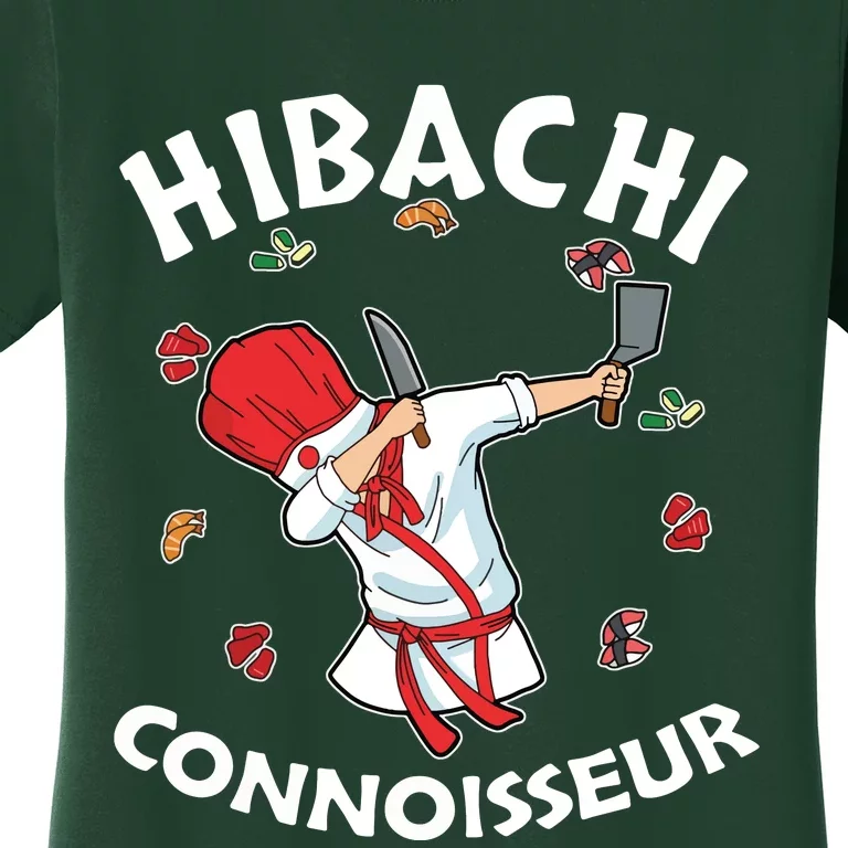 Hibachi Chef Costume Hibachi Connoisseur Japanese Hibachi Women's T-Shirt