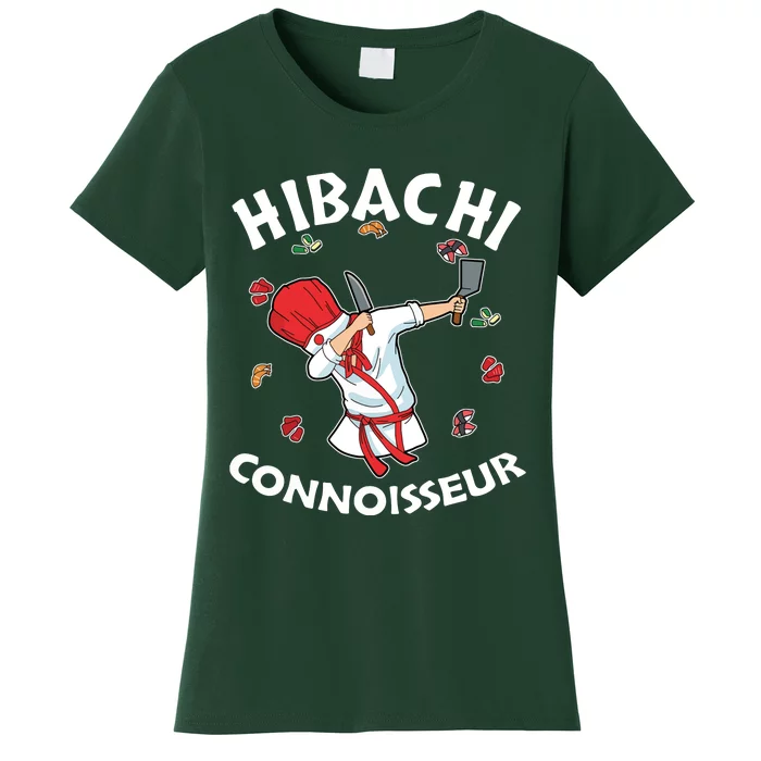 Hibachi Chef Costume Hibachi Connoisseur Japanese Hibachi Women's T-Shirt