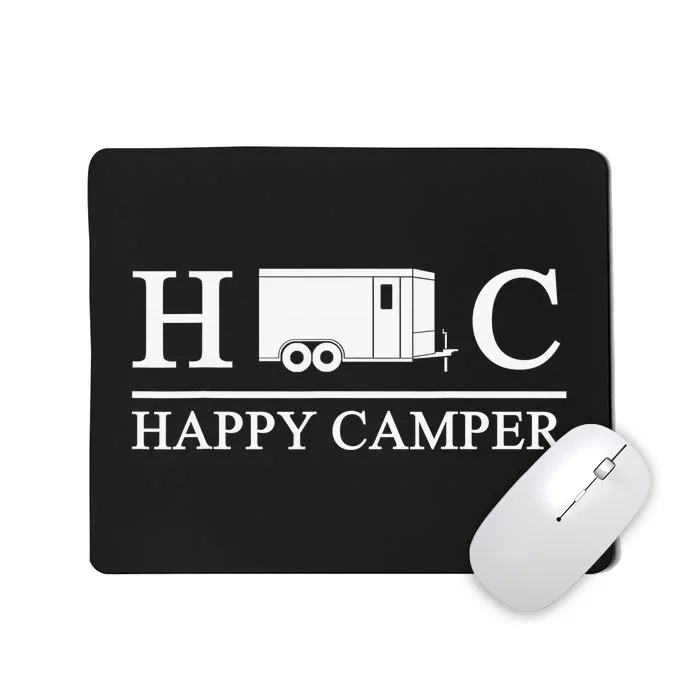 Happy Camper Camping Trailer Mousepad