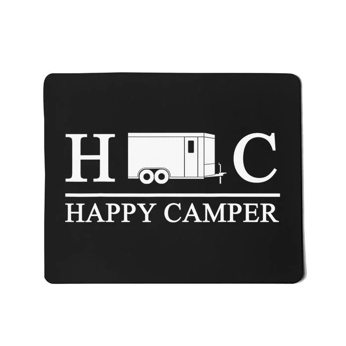 Happy Camper Camping Trailer Mousepad