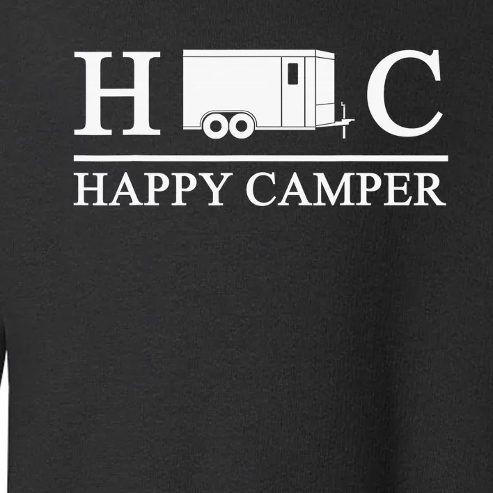 Happy Camper Camping Trailer Toddler Sweatshirt