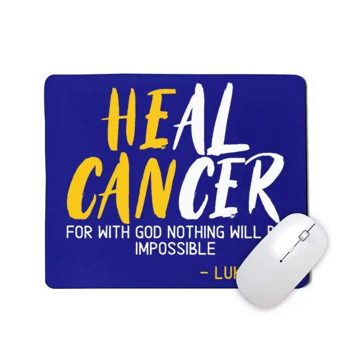 Heal Cancer Childhood Cancer Awareness Month Supporter Mousepad