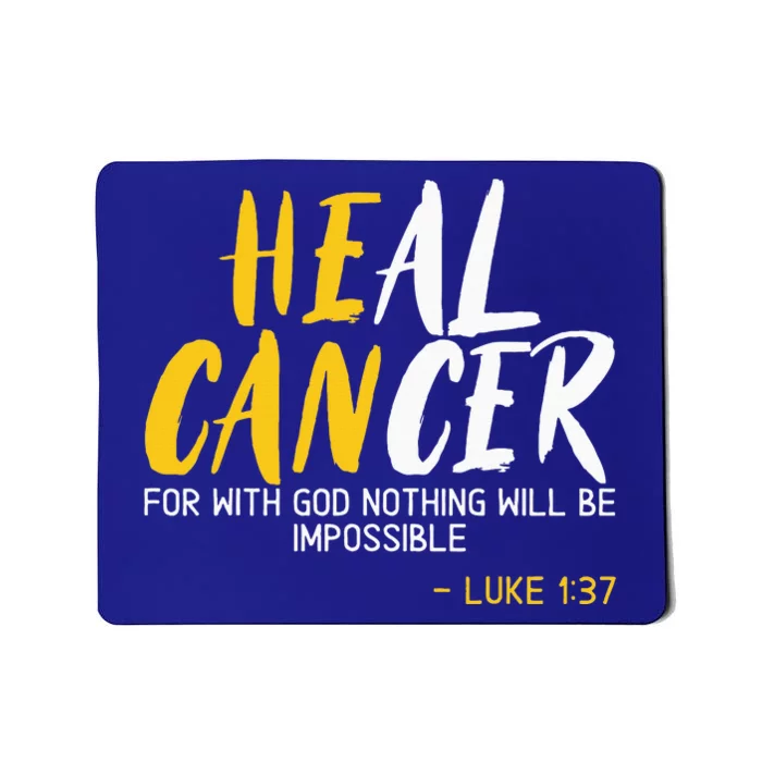 Heal Cancer Childhood Cancer Awareness Month Supporter Mousepad