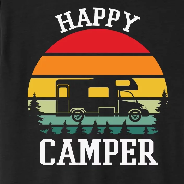 Happy Camper Cute Gift Retro ChromaSoft Performance T-Shirt