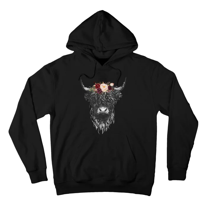 Highland Cow Country Western Hoodie