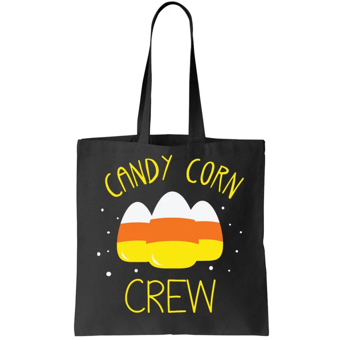 Halloween Candy Corn Squad Team Candy Corn Crew Halloween Tote Bag