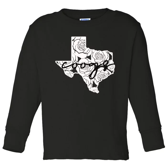 Houston Coogs Cougars Coogs Toddler Long Sleeve Shirt