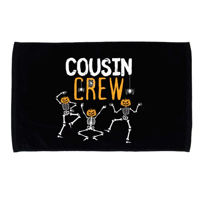 Halloween Cousin Crew Skeleton Squad Girl Boy Microfiber Hand Towel