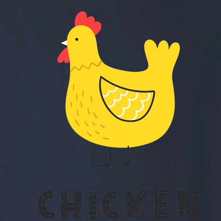 Handpainted Chicken, Chicken Design Cockerel Hen Style Toddler Long Sleeve Shirt