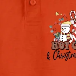 Hot Cocoa & Christmas Movies Dry Zone Grid Performance Polo