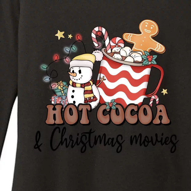 Hot Cocoa & Christmas Movies Womens CVC Long Sleeve Shirt