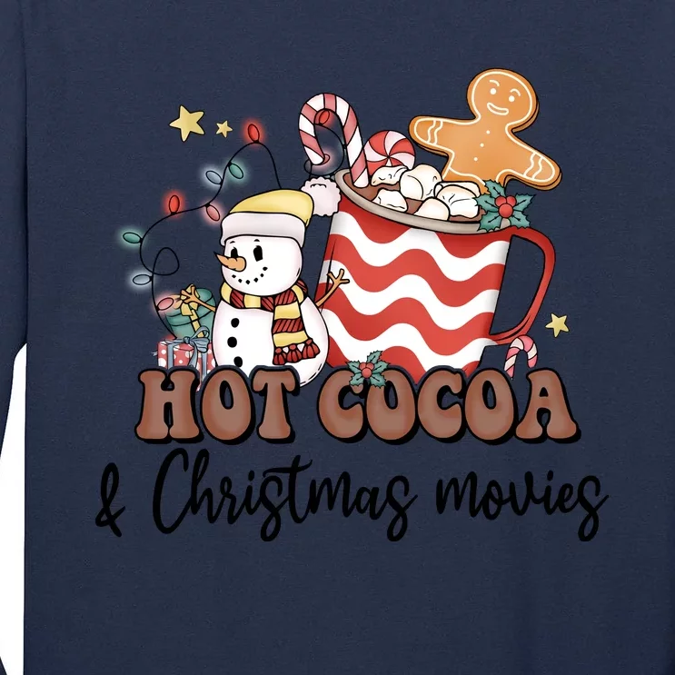 Hot Cocoa & Christmas Movies Tall Long Sleeve T-Shirt