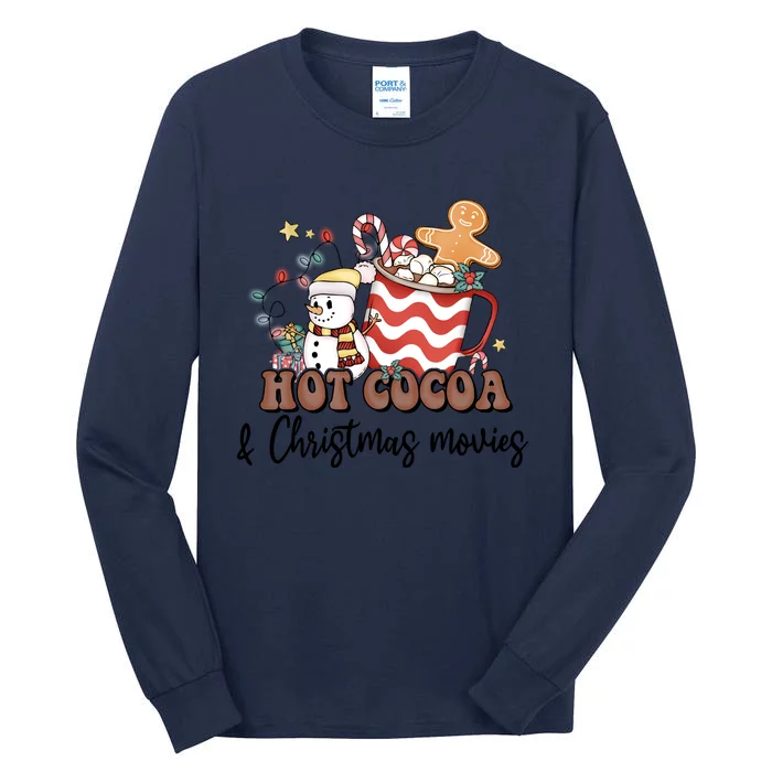 Hot Cocoa & Christmas Movies Tall Long Sleeve T-Shirt