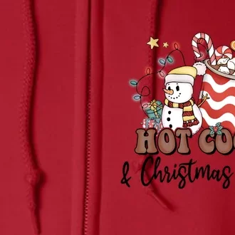 Hot Cocoa & Christmas Movies Full Zip Hoodie