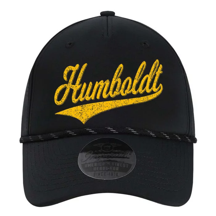 Humboldt County Ca Varsity Script Classic Sports Jersey Performance The Dyno Cap