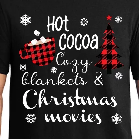 Hot Cocoa Cozy Blankets Christmas Movies Pajama Set