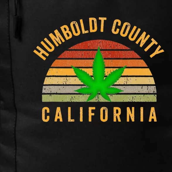 Humboldt County California Hemp Farmer Grower Weed Marijuana Daily Commute Backpack