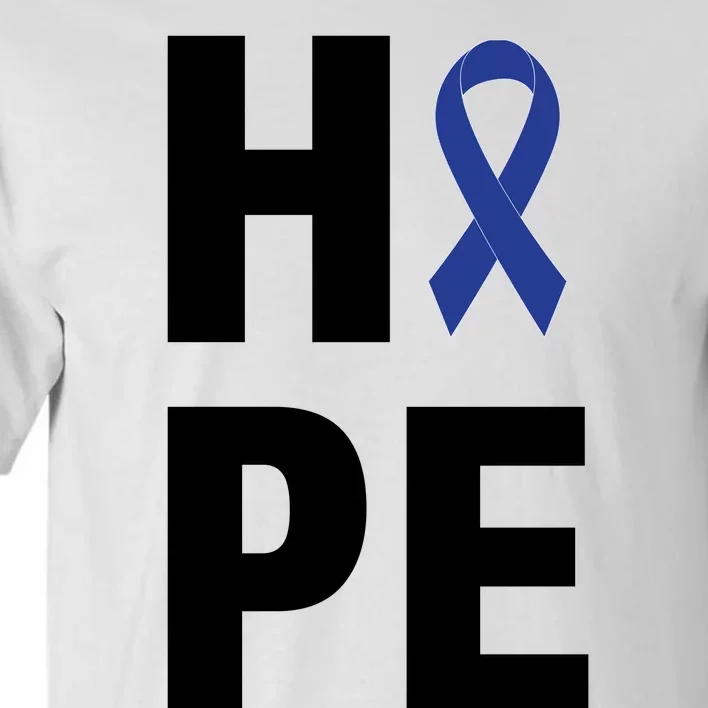 Hope Colon Cancer Awareness Month Tall T-Shirt