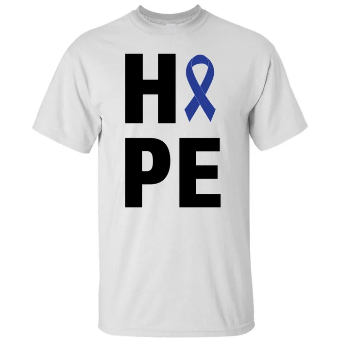 Hope Colon Cancer Awareness Month Tall T-Shirt