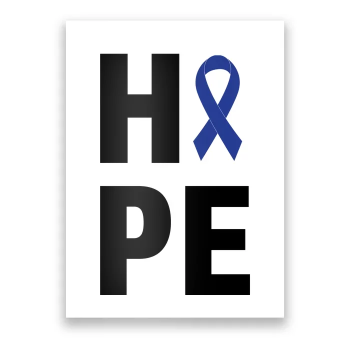 Hope Colon Cancer Awareness Month Poster