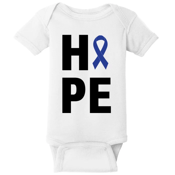 Hope Colon Cancer Awareness Month Baby Bodysuit