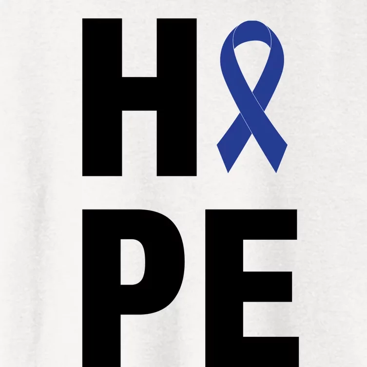 Hope Colon Cancer Awareness Month Women's Crop Top Tee