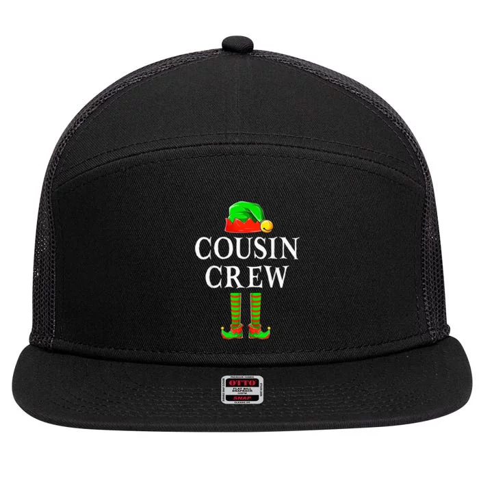 Holiday Cousin Crew Shirt Kid, Christmas Family Matching PJ 7 Panel Mesh Trucker Snapback Hat