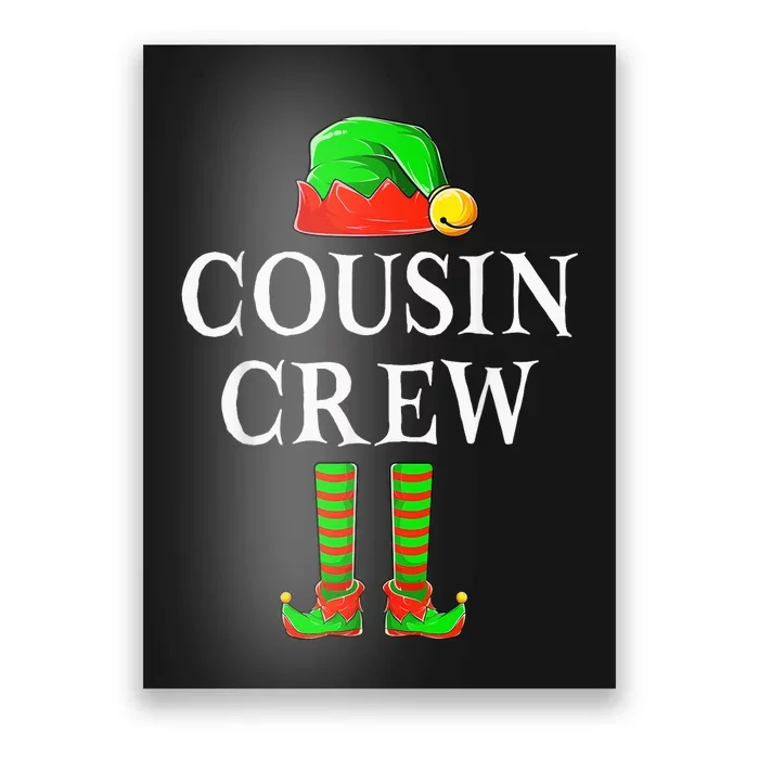 Holiday Cousin Crew Shirt Kid, Christmas Family Matching PJ Poster