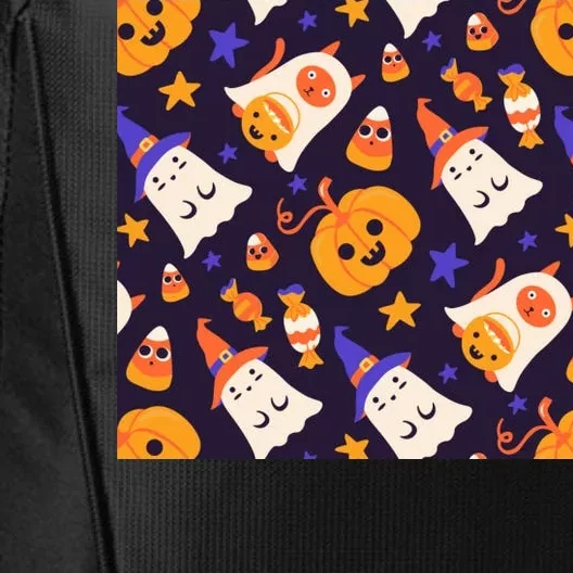 Halloween Cartoon Characters City Backpack