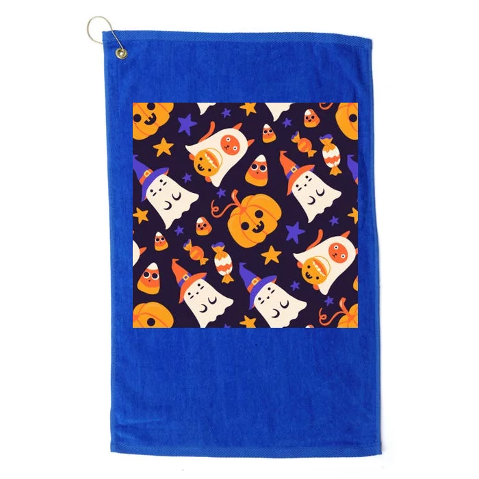 Halloween Cartoon Characters Platinum Collection Golf Towel