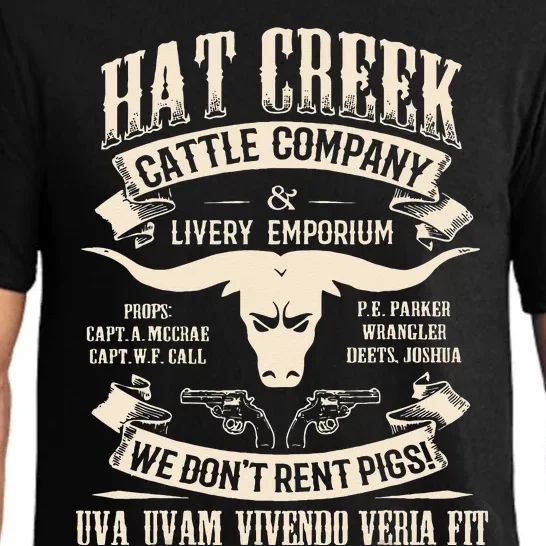 Hat Creek Cattle Company Funny Pajama Set