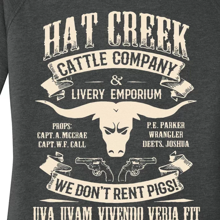 Hat Creek Cattle Company Funny Women's Perfect Tri Tunic Long Sleeve Shirt