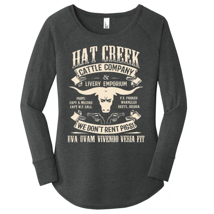 Hat Creek Cattle Company Funny Women's Perfect Tri Tunic Long Sleeve Shirt