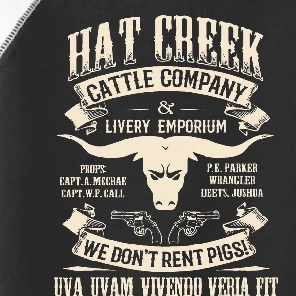 Hat Creek Cattle Company Funny Toddler Fine Jersey T-Shirt