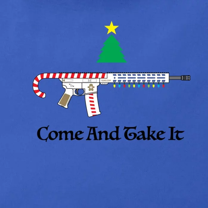 Holiday Candy Cane Ar15 Zip Tote Bag