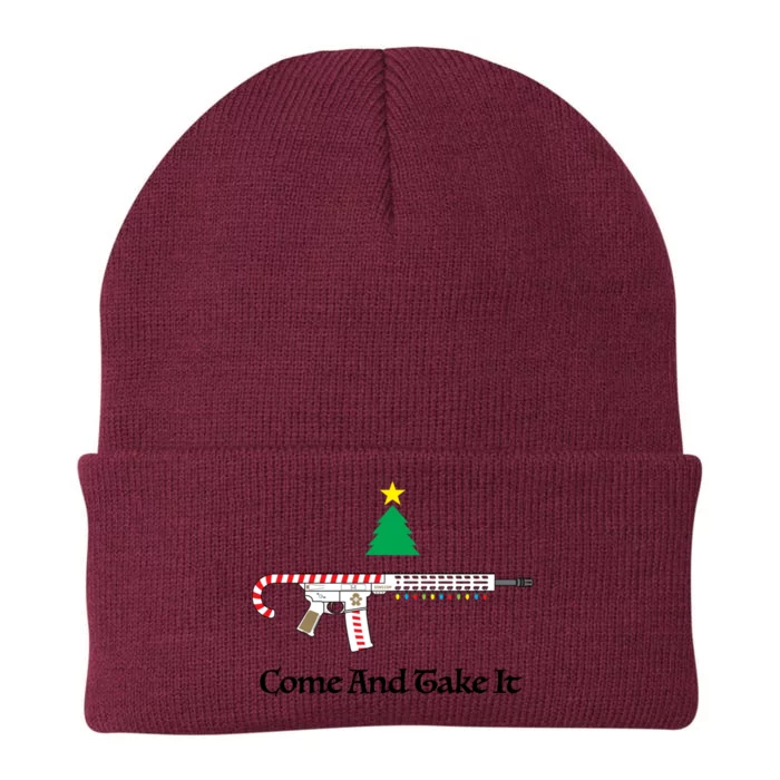 Holiday Candy Cane Ar15 Knit Cap Winter Beanie