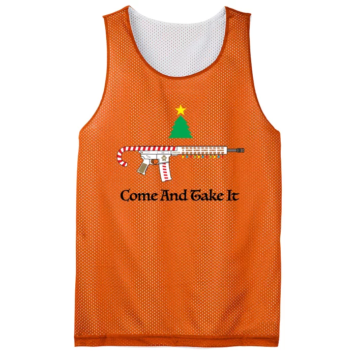 Holiday Candy Cane Ar15 Mesh Reversible Basketball Jersey Tank