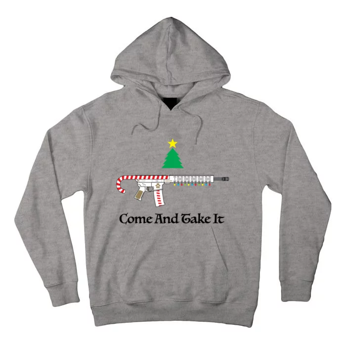 Holiday Candy Cane Ar15 Tall Hoodie