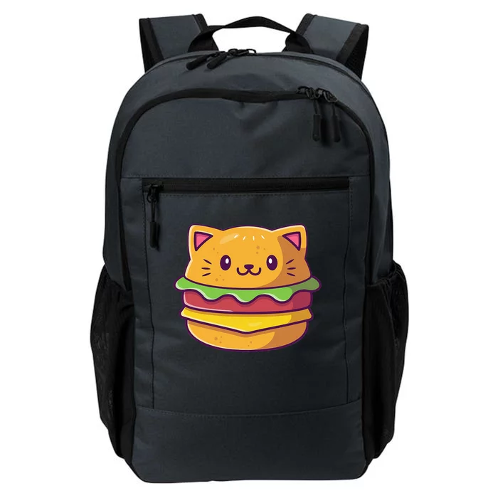 Hamburger Cat Catburger Funny Burger Cat Lover Foodie Daily Commute Backpack