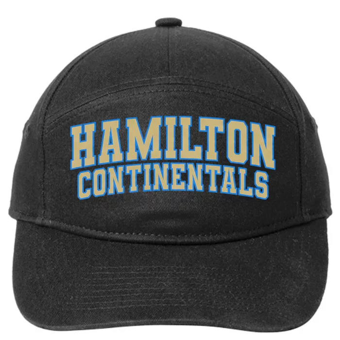 Hamilton Continentals College 7-Panel Snapback Hat